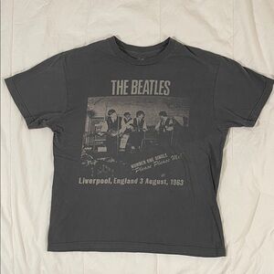 The Beatles Dark Gray Graphic Tee